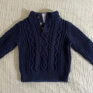 Gap boys 2T cable knit sweat